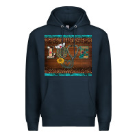 Navy western nurse love tumbler Premium Hoodie - BarkalooDesign