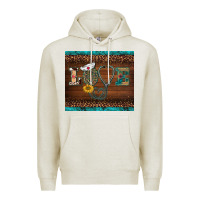 Oatmeal Heather western nurse love tumbler Premium Hoodie - BarkalooDesign