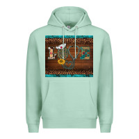 Seafoam western nurse love tumbler Premium Hoodie - BarkalooDesign