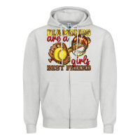 Dove Grey diamonds are a girls best friend softball Zipper Hoodie - texasbilliewilder