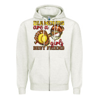 Oatmeal Heather diamonds are a girls best friend softball Zipper Hoodie - texasbilliewilder