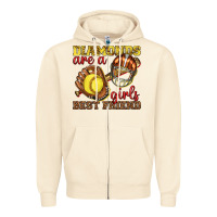Sandshell diamonds are a girls best friend softball Zipper Hoodie - texasbilliewilder