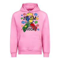 Fuchsia Pink autism listen learn advocate Urban Hoodie - MaliasSmallBusiness