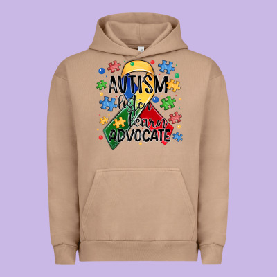 Autism Listen Learn Advocate Urban Hoodie Designed By Maliassmallbusiness