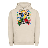 Pigment French Oak autism listen learn advocate Urban Hoodie - MaliasSmallBusiness