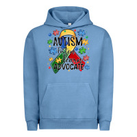 Pigment Pebble Blue autism listen learn advocate Urban Hoodie - MaliasSmallBusiness