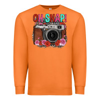 Carrot oh snap rose grey leopard vintage camera Premium Sweatshirt - FaDigitalArtStudio