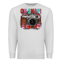 Dove Grey oh snap rose grey leopard vintage camera Premium Sweatshirt - FaDigitalArtStudio