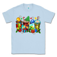 Dusty Blue autism christmas coffee cups Classic Tee - Zillion Design Studio
