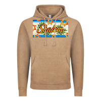 Vintage Coffee shalom with olive branch Vintage Hoodie - AdoDesignShop