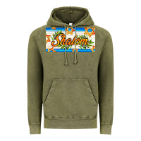 Vintage Olive shalom with olive branch Vintage Hoodie - AdoDesignShop