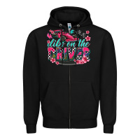 Black dibs on the driver Zipper Hoodie - texasbilliewilder