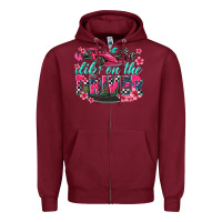Burgundy dibs on the driver Zipper Hoodie - texasbilliewilder