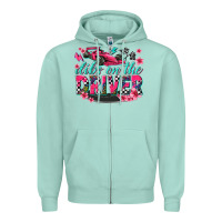 Seafoam dibs on the driver Zipper Hoodie - texasbilliewilder
