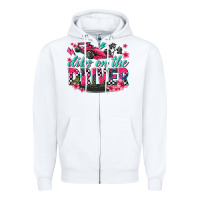 White dibs on the driver Zipper Hoodie - texasbilliewilder