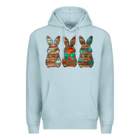Blue Mist western easter bunnies Premium Hoodie - Jasminsmagicworld