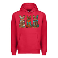Cardinal western easter bunnies Premium Hoodie - Jasminsmagicworld