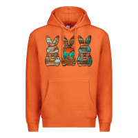 Carrot western easter bunnies Premium Hoodie - Jasminsmagicworld