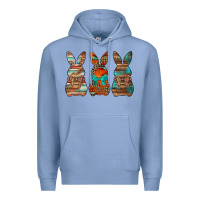 Colony Blue western easter bunnies Premium Hoodie - Jasminsmagicworld