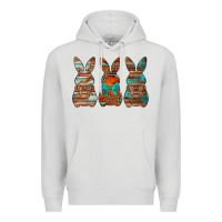 Dove Grey western easter bunnies Premium Hoodie - Jasminsmagicworld