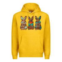 Lemon western easter bunnies Premium Hoodie - Jasminsmagicworld