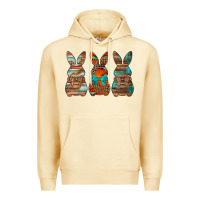 Western Easter Bunnies Premium Hoodie | Teevron