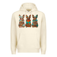 Sandshell western easter bunnies Premium Hoodie - Jasminsmagicworld