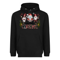 Black merry christmas Heavyweight Hoodie - CowhideDigitalArt