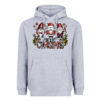 Heather Grey merry christmas Heavyweight Hoodie - CowhideDigitalArt