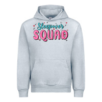 Heather Grey sleepover squad Urban Hoodie - MaliasSmallBusiness