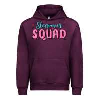 Mauve Wine sleepover squad Urban Hoodie - MaliasSmallBusiness