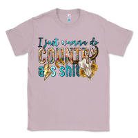 Lilac i just wanna do country Classic Tee - texasbilliewilder