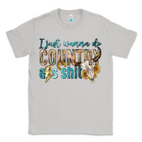 Moon Dust i just wanna do country Classic Tee - texasbilliewilder