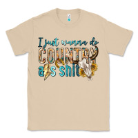 Mushroom i just wanna do country Classic Tee - texasbilliewilder