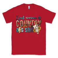 Red i just wanna do country Classic Tee - texasbilliewilder