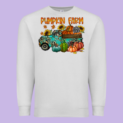 Pumpkin Farm Premium Sweatshirt Designed By Racoondesign