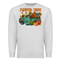 Dove Grey pumpkin farm Premium Sweatshirt - RacoonDesign