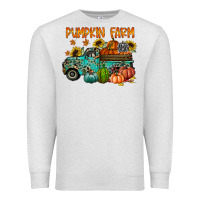 Oatmeal Heather pumpkin farm Premium Sweatshirt - RacoonDesign