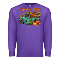 Purple pumpkin farm Premium Sweatshirt - RacoonDesign