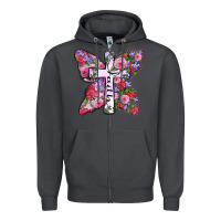 Smoke faith butterfly cross Zipper Hoodie - Zillion Design Studio