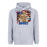 Heather Grey Red white boozy 4th of july Heavyweight Hoodie - CowGirlArtShop