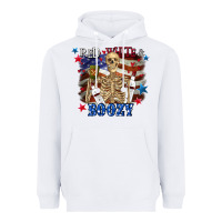 White Red white boozy 4th of july Heavyweight Hoodie - CowGirlArtShop
