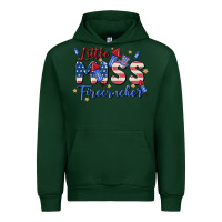 Forest Green little miss firecracker Urban Hoodie - MaliasSmallBusiness