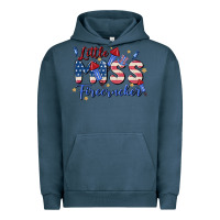 Pigment Midnight Navy little miss firecracker Urban Hoodie - MaliasSmallBusiness