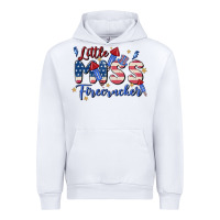 White little miss firecracker Urban Hoodie - MaliasSmallBusiness