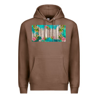 Chestnut western floral  license plate template Premium Hoodie - BarkalooDesign
