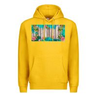 Lemon western floral  license plate template Premium Hoodie - BarkalooDesign