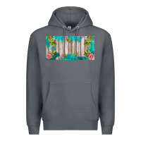 Rock western floral  license plate template Premium Hoodie - BarkalooDesign