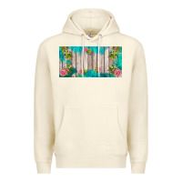 Sandshell western floral  license plate template Premium Hoodie - BarkalooDesign