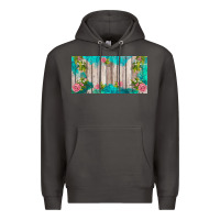 Smoke western floral  license plate template Premium Hoodie - BarkalooDesign